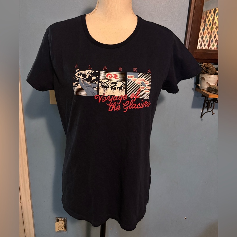 Alaska, Voyage of the Glaciers, Crew Neck, T-Shirt